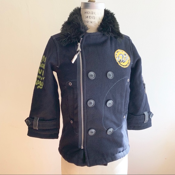 Diesel - Wool-blend Coat - Picture 2 of 7